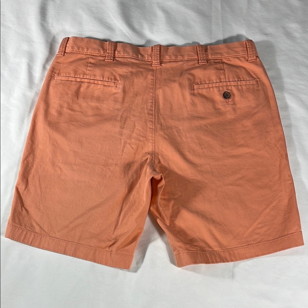 J. Crew Mens Shebert Orange Basic Flat Front 9" I… - image 3